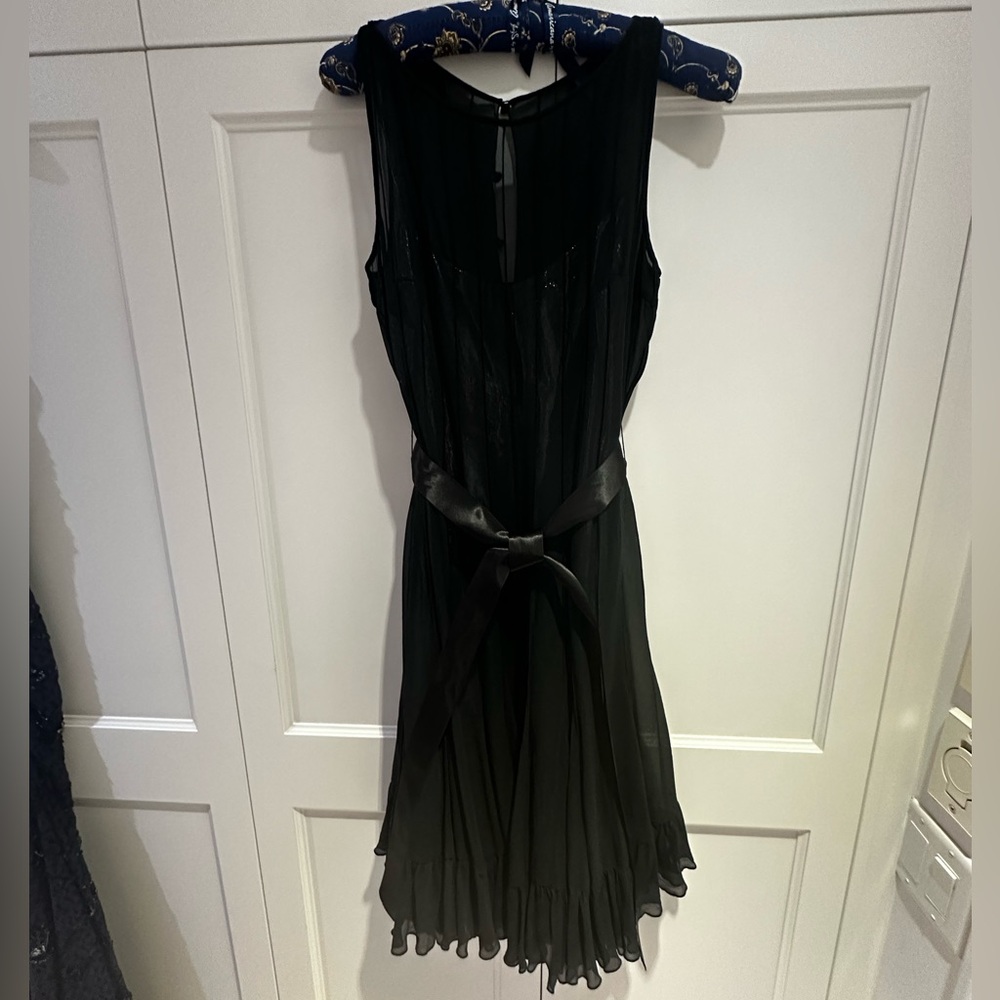 Ricky Freeman black and silver shimmery dress size 6